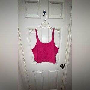 Cozy cropped sweater tank